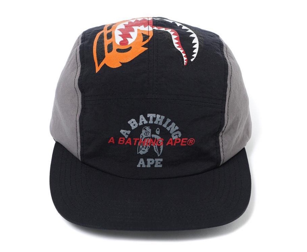 BAPE Tiger Shark Jet Cap Black - Novelship